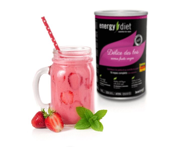 Cocktail aux fraises - Energiediät