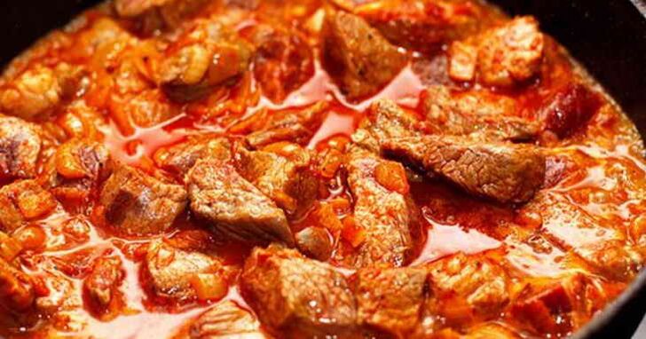 Ragoût de bœuf au régime protéiné