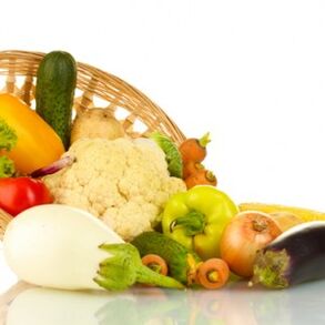 Journée des légumes avec un régime à six pétales