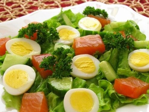 Salade pour le régime Maggi